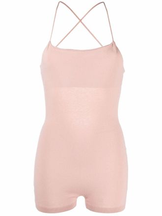 Red Valentino Body met spagettibandjes - Beige