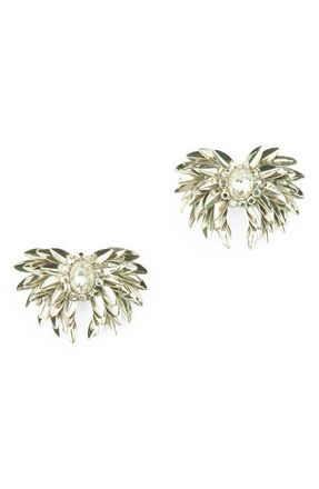 Deepa Gurnani Ottie Earrings in Silver at Nordstrom