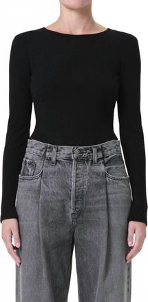 A Gold E Nova Long Sleeve Tee In Americano