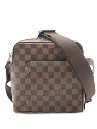 Louis Vuitton 2009 Damier Ebene Olav PM crossbody bag - Brown