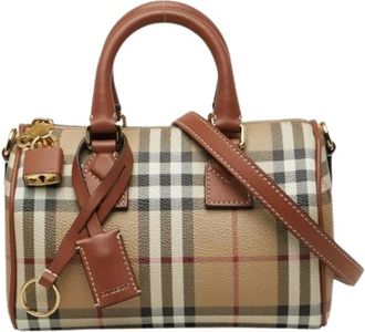 Burberry Borsa Pre-owned Nova Check PVC - - Pre-owned - Donna - Beige - ONE SIZE