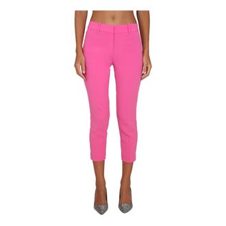 Michael Kors Cropped Trousers, female, Pink, Size: 3XS Slim Crop Pant