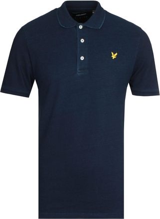 Lyle & Scott Mens Lyle And Scott Indigo Polo Shirt in Blue