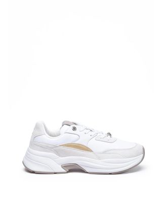 Tommy Hilfiger White Beige Chunky Runner Sneakers
