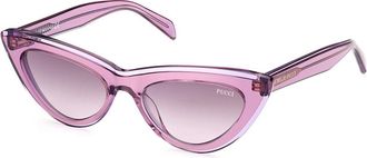 Pucci Emilio Pucci EP0181 74Z Womens Sunglasses Pink Size 53