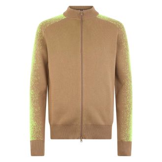 Herno Zip-throughs, male, Beige, Size: XL Zip-Up Cardigan