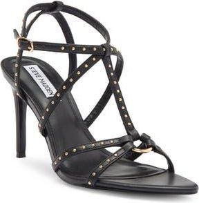 Steve Madden Amour Studded Sandal in Black at Nordstrom Rack, Size 7.5