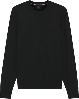 HUGO BOSS H-Leno-L Sweater - - Knitwear - Uomo - Nero - S