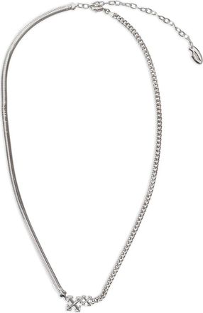 Off-white Collana a catena - Argento