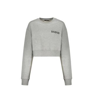 Balmain Cropped Logo Sweatshirt
