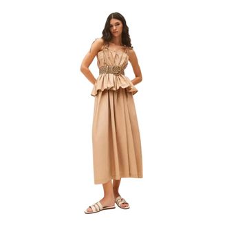 Twinset Mujer, Vestidos, Beige, Talla: S