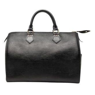 Louis Vuitton Pre-owned Speedy 30 - Dames - Pre-owned - Zwart - Maat: ONE Size Leer