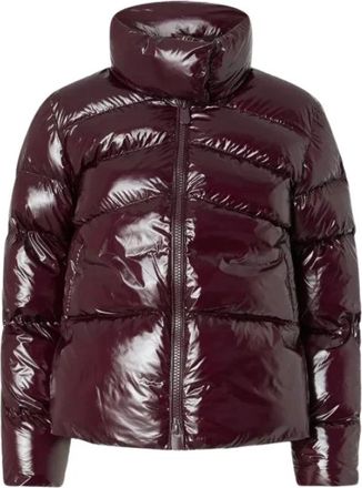 Pinko Piumino imbottito caban - Dames - Winterjassen - Rood - XL - Nylon - Jassen