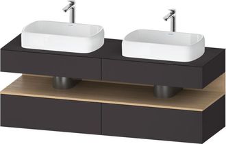 Duravit Qatego Consola Mueble Bajo Lavabo, 2 Extensiones, 2 - Duravit