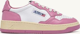 Autry SNEAKERS MEDALIST LOW BICOLOR IN PELLE BIANCA E POLIGNAC