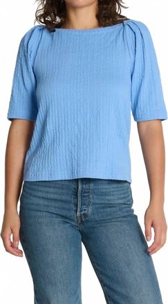Nation Ltd Deana Envelope Shirt In Cornflower Blue