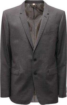 Burberry 3799696 Blazer - Heren - Blazers - Grijs - 3XL - Wol - Jassen