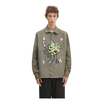 Sky High Farm Camisa Smoke Strawbabies - Shirts - Hombre - Verde - XL