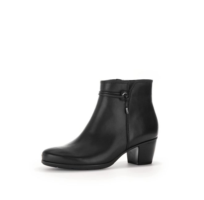 Women Ankle Boots, Ladies Ankle Boots,Removable Insole,Low Boots,Half Boots,Bootie,Ankle high,Zipper,Black (Schwarz) / 27,40 EU / 6.5 UK