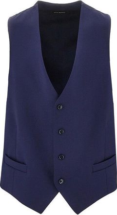 Lubiam Virgin wool tailored vest Man 48