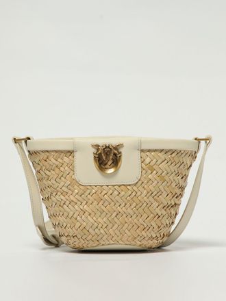 Pinko Borsa a secchiello in rafia Pinko