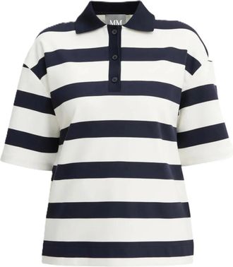 Max Mara MM MAX Mara T-shirts en polos - Dames - Polos - Blauw - S - Tops