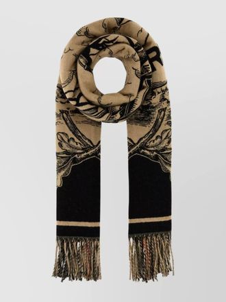 Burberry reversible cashmere scarf