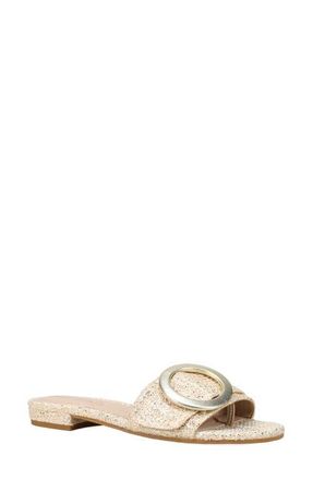 Pelle Moda Bianka Slide Sandal in Light Gold at Nordstrom, Size 5.5