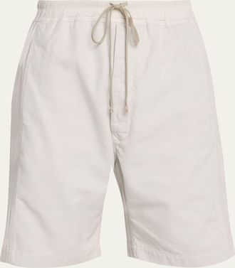 DRKSHDW RICK OWENS Mens Heavy Cotton Drawstring Shorts