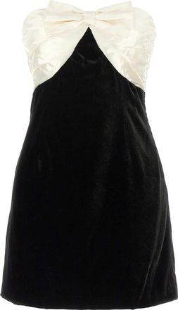 Alessandra Rich Bow Short Dress