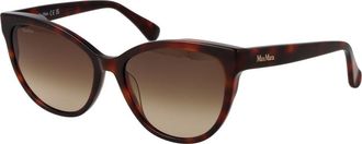 Max Mara Brown Acetate Womens Sunglasses