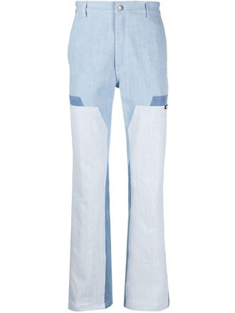 Nahmias straight-leg panelled jeans - men - Cotton/Spandex/Elastane - 34 - Blue