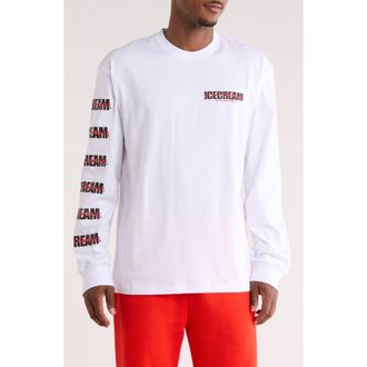 Icecream Luggage Long Sleeve Graphic T-Shirt in White at Nordstrom Rack, Size Xx-Large