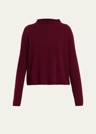 Lisa Yang Sandy Mock-Neck Cashmere Sweater
