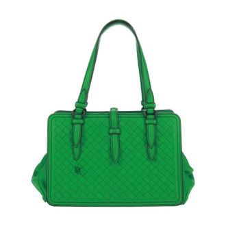 Bottega Veneta Pre-owned Handbags, female, Green, Size: ONE SIZE Pre-owned Vintage Handbag