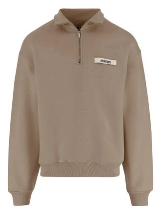 Jacquemus Le Camionneur Gros Grain Polo Neck Sweatshirt