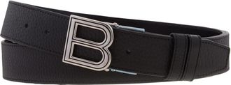 Bally B-Logo Reversible Leather Belt, Size 120