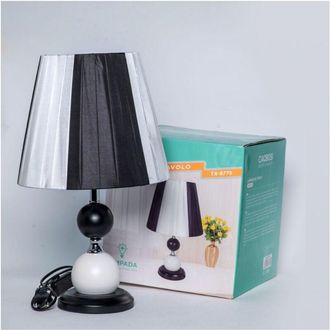 Trade Shop Trade Shop Traesio - Trade Shop - Lume Lampada Da Tavolo Abat Jour Con Paralume Comodino Camera Casa Luce Tx-9775