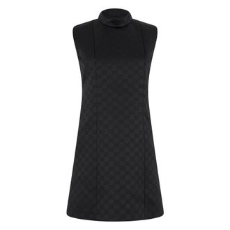 Gucci Vestido Jacquard GG de Viscosa - Dresses - Mujer - Negro - XS