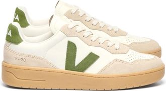 Veja V-90 O.t. Leather - Heren - Sneakers - Veelkleurig - 37 1/2 EU - Katoen - Schoenen