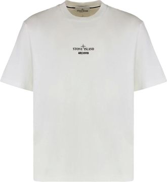 Stone Island Hombre, Camisetas, Blanco, Talla: M