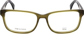 Rag & Bone Mens Green Square Eyeglass Frames RNB7059/G
