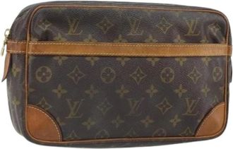 Louis Vuitton Pre-owned Mini Bags, female, Brown, Size: ONE SIZE Pre-owned Canvas Mini Bag