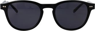 Tommy Hilfiger Zonnebril met ronde glazen - Heren - Zonnebrillen - Zwart - 51 MM - Accessoires