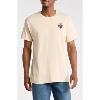 Riot Society Pug Life Embroidered Tee in Cream at Nordstrom Rack, Size Xx-Large