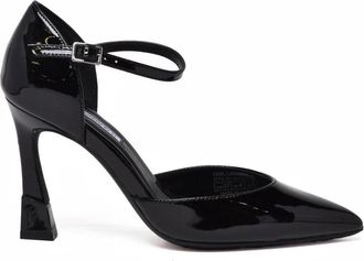 Karl Lagerfeld Schoenen, Dames, Zwart, 39 EU, Leer, Decollet&egrave;