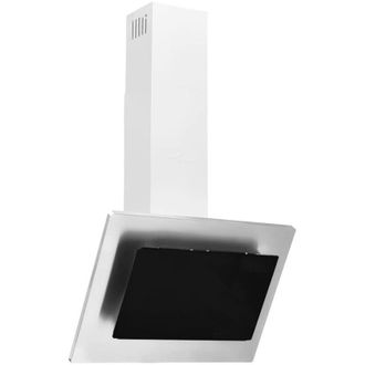 vidaXL vidaXL Cappa a Parete 60 cm in Acciaio Inox e Vetro Temperato Argento