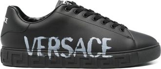Versace Sneakers Greca con logo - Nero