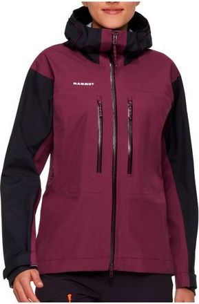 Mammut Taiss Hardshell Hooded Jacket Regenjacke für Damen | rot