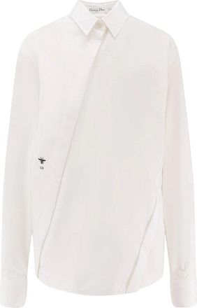 Dior Asymmetrical Closure Shirt - White